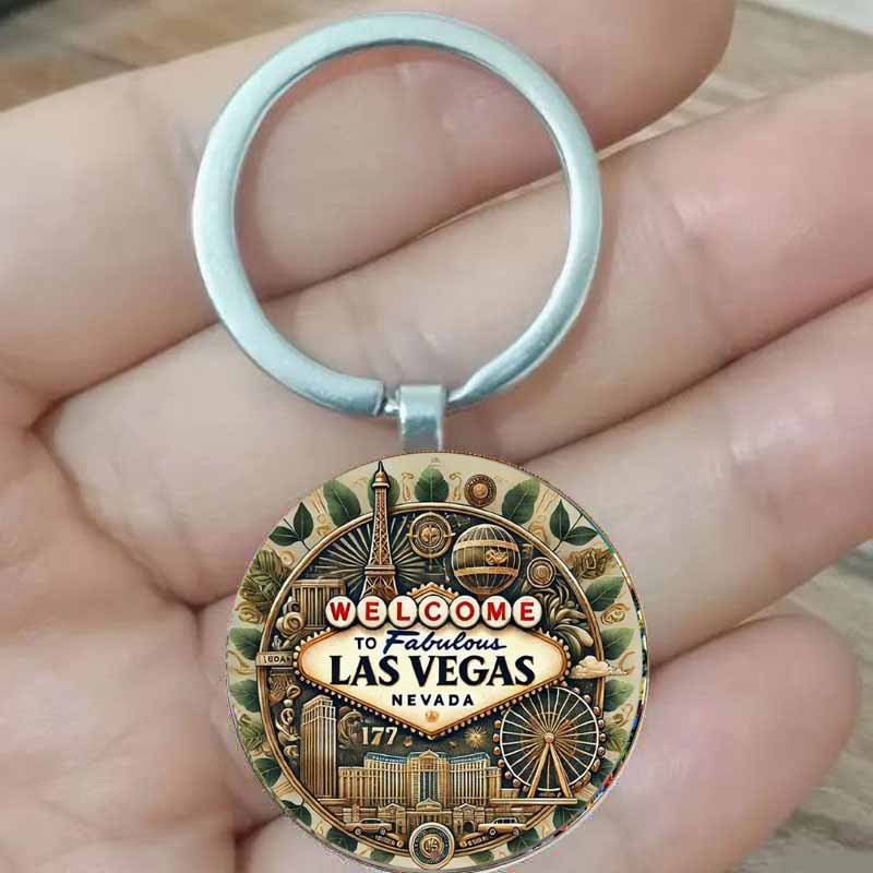 Vintage Vegas Fashion - The vintage Las Vegas keychain is