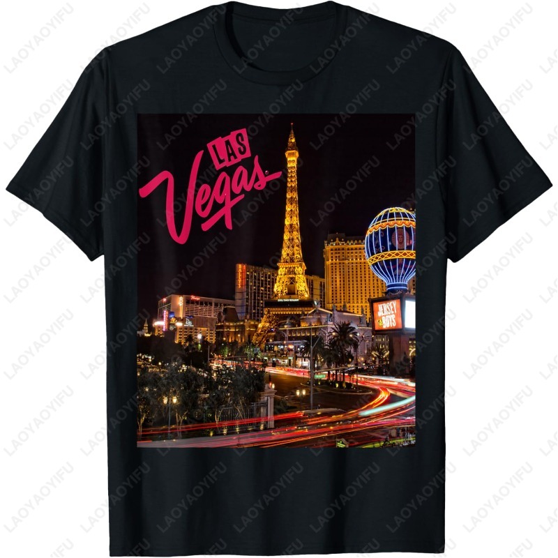 Vintage Vegas Fashion - Las Vegas Strip Night Life Souvenir