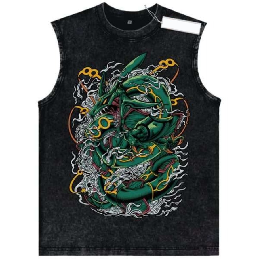 Vintage Fashion Tv - Vintage Washed Pokemon Character Tank Top