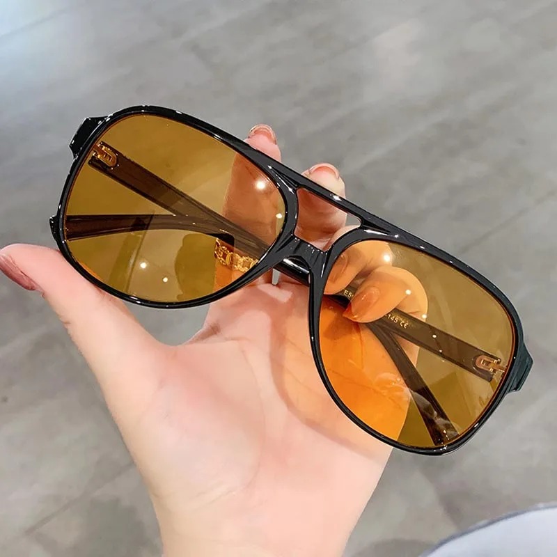 Vintage Fashion Glasses - Retro Sunglasses for Men's Women's Large