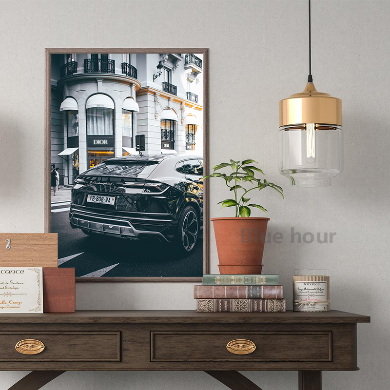Châu Âu Đường Tranh Canvas Thờ - đánh giá và giá Vintage Vogue Fashion Poster