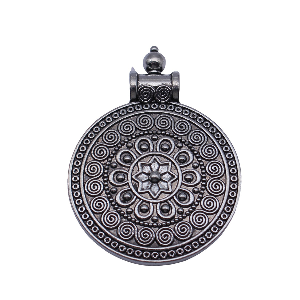 Boho Ethnic Mandala Pendant Fl - đánh giá và giá Vintage Fashion Guild