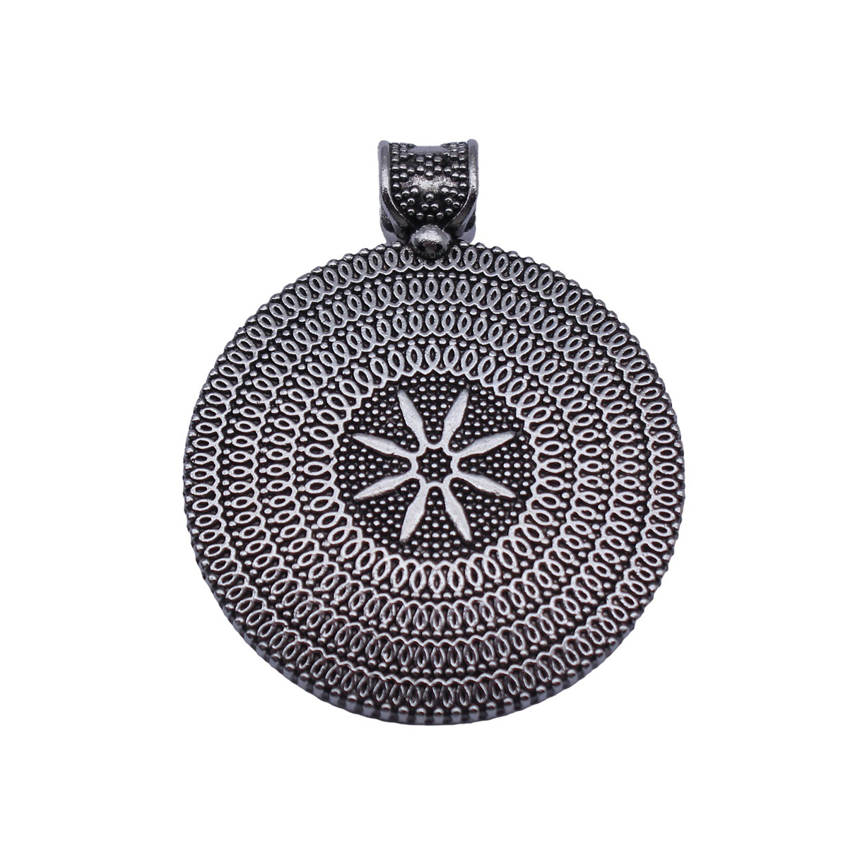 Boho Ethnic Mandala Pendant Fl - đánh giá và giá Vintage Fashion Guild