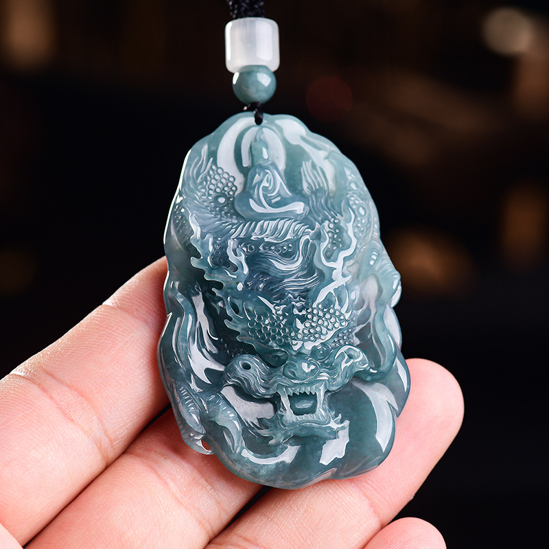 Natural Burmese Jadeite Dragon - đánh giá và giá Vintage Fashion Women