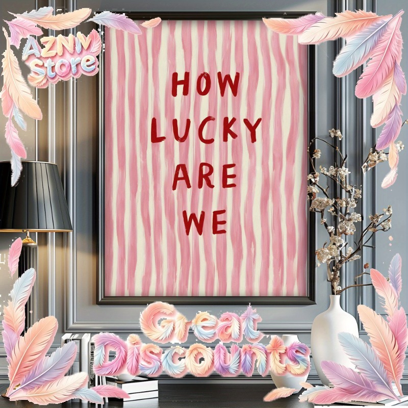 2026 How Lucky We Are Canvas P - đánh giá và giá Vintage Fashion Art