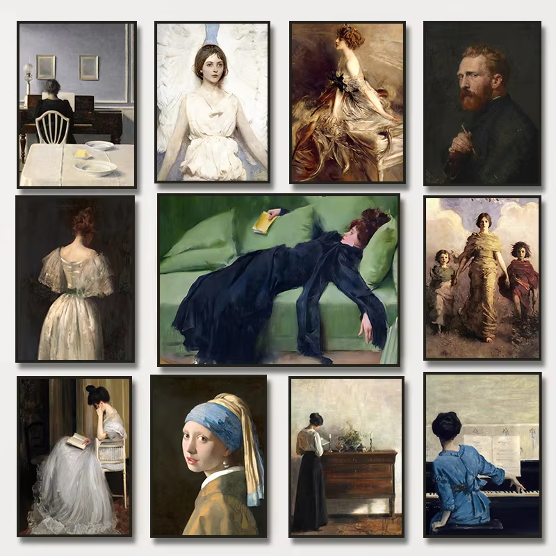 Oil Painting By Numbers Vintag - đánh giá và giá Vintage Fashion Tv
