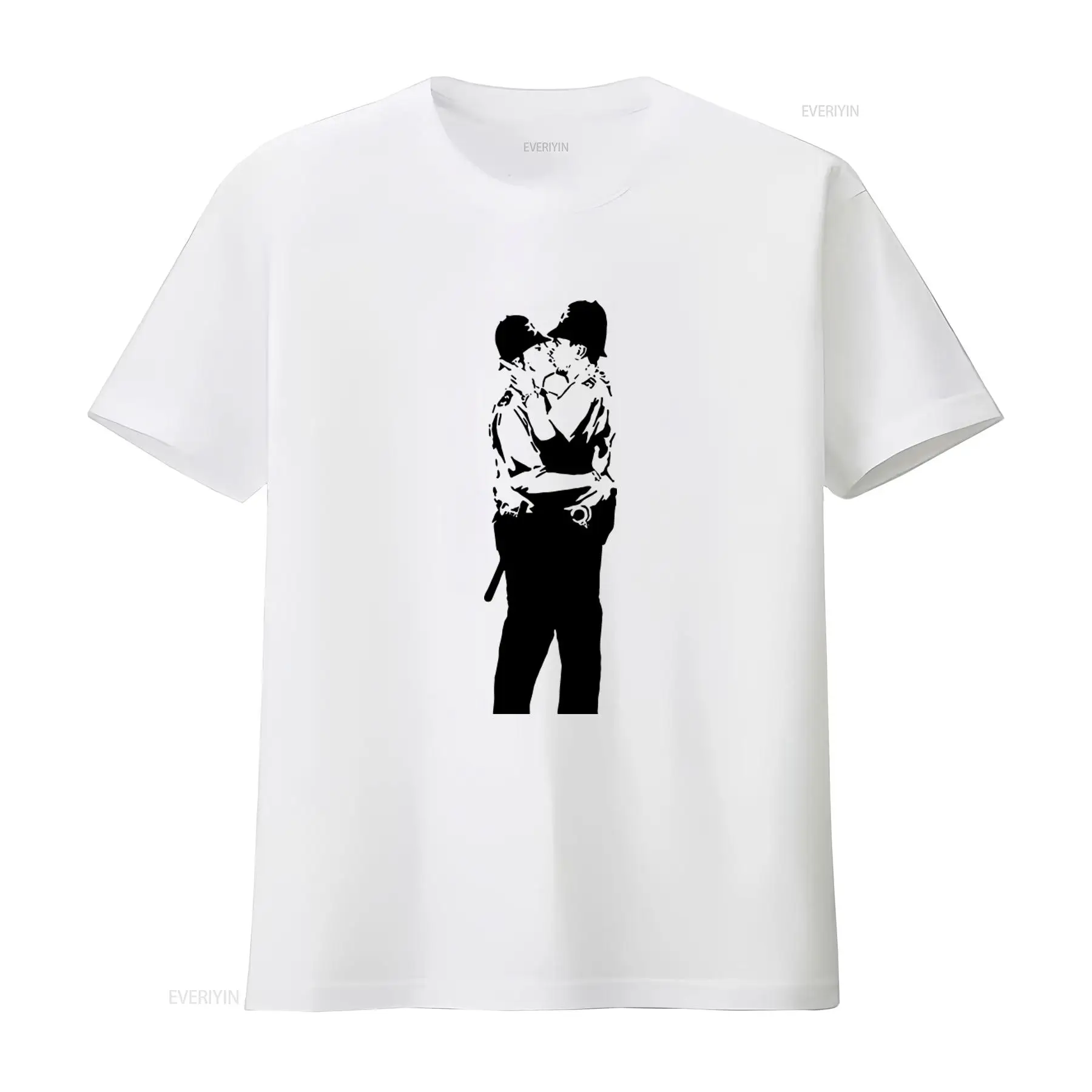 Banksy Kissing Coppers Print M - đánh giá và giá Vintage Fashion Art
