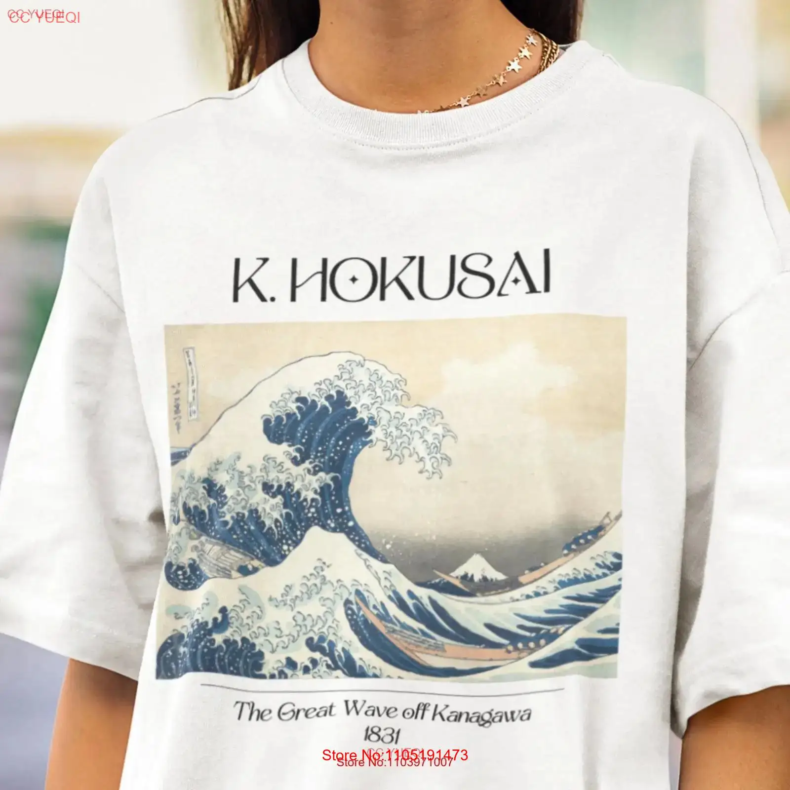 Katsushika Hokusai The Great W - đánh giá và giá Vintage Fashion Art