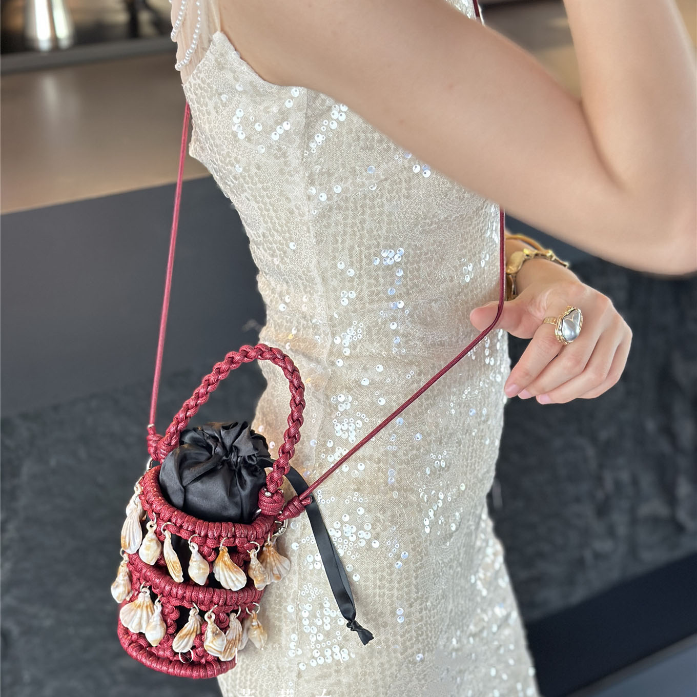 Spring Summer New Shell Tassel - đánh giá và giá French Vintage Fashion