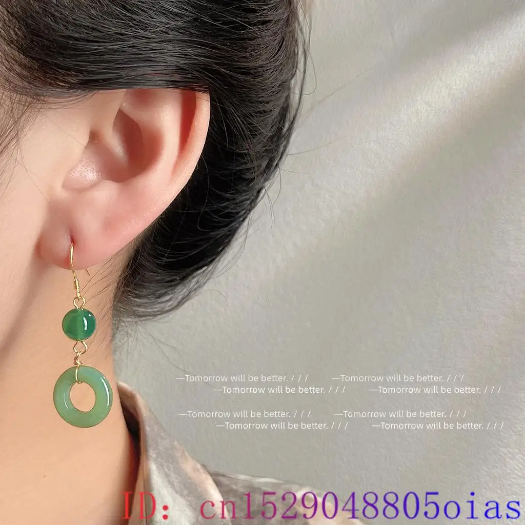 Green Real Jade Ring Earrings  - đánh giá và giá Vintage Fashion Guild