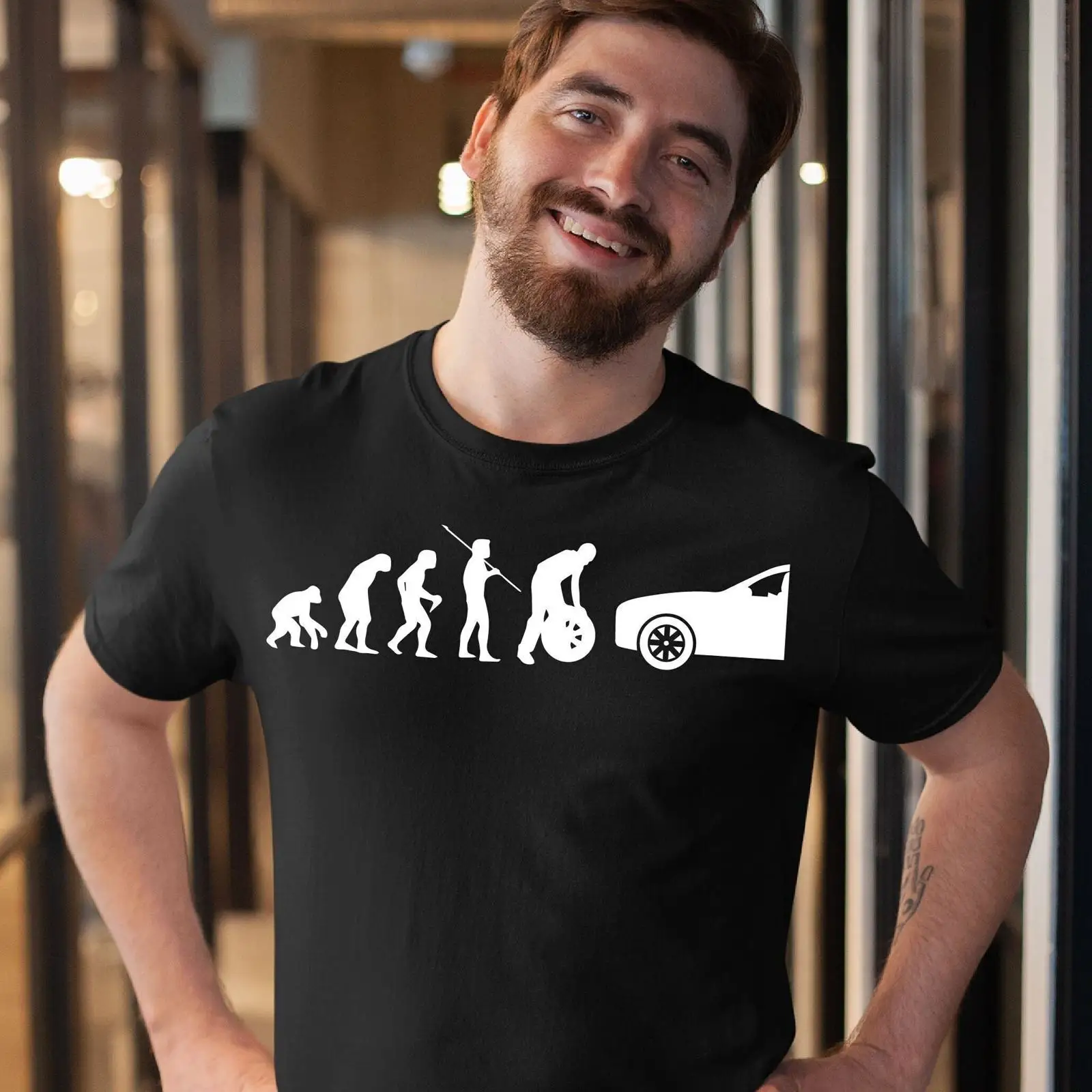 Funny Tire Guy Evolution T Shi - đánh giá và giá Vintage Fashion Wheel