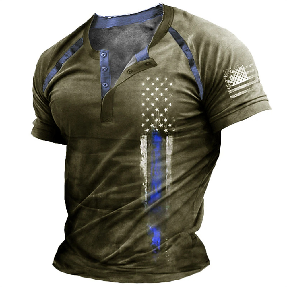 Funny 3D American Flag Print M - đánh giá và giá Vintage Fashion Streetwear