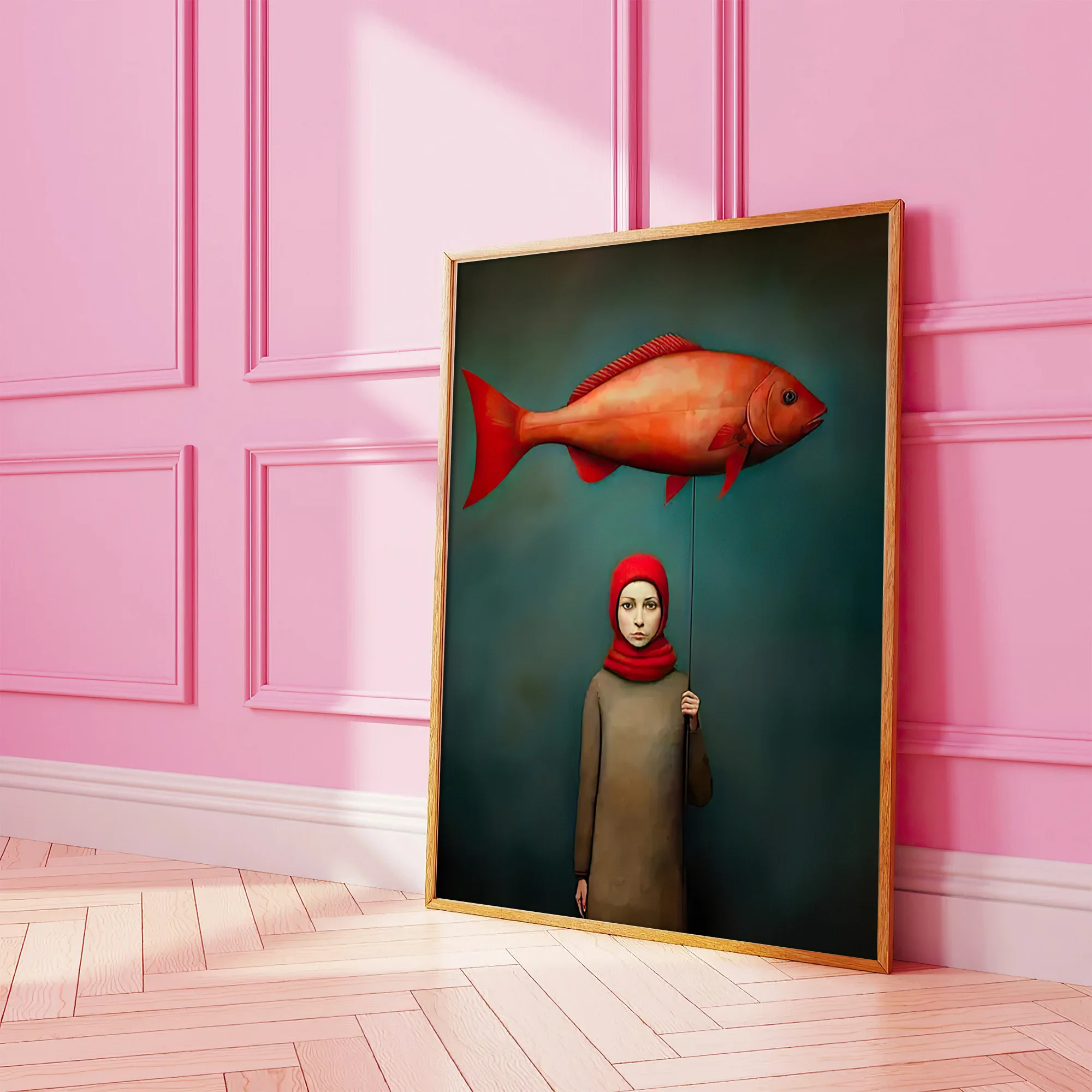 Fashion Fish Canvas Painting P - đánh giá và giá Vintage Vogue Fashion Poster