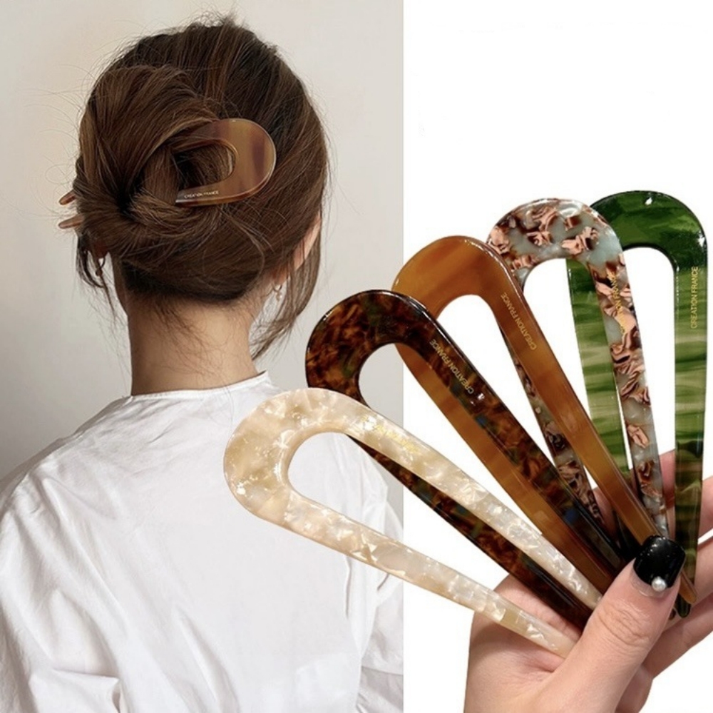U Shape Hairpins Women French  - đánh giá và giá French Vintage Fashion