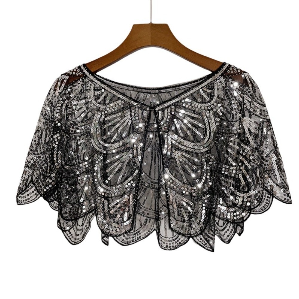 Art Deco Hollowed-out Shawl Be - đánh giá và giá Vintage Fashion Art