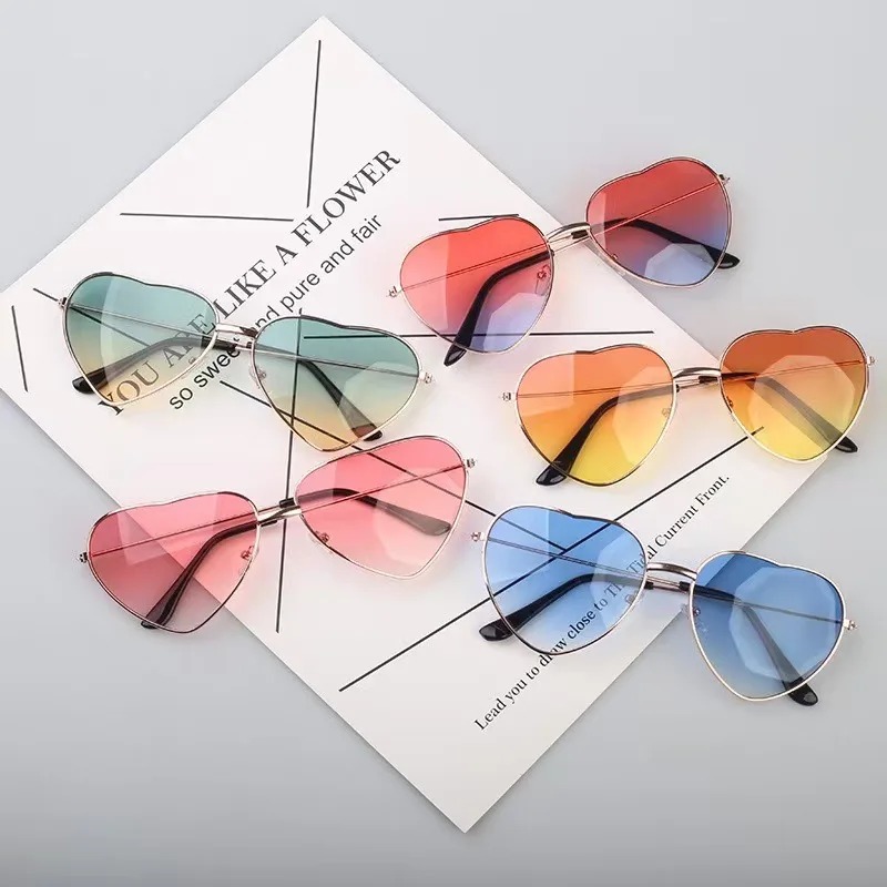 Fashion Heart Shaped Metal Sun - đánh giá và giá Vintage Fashion Glasses
