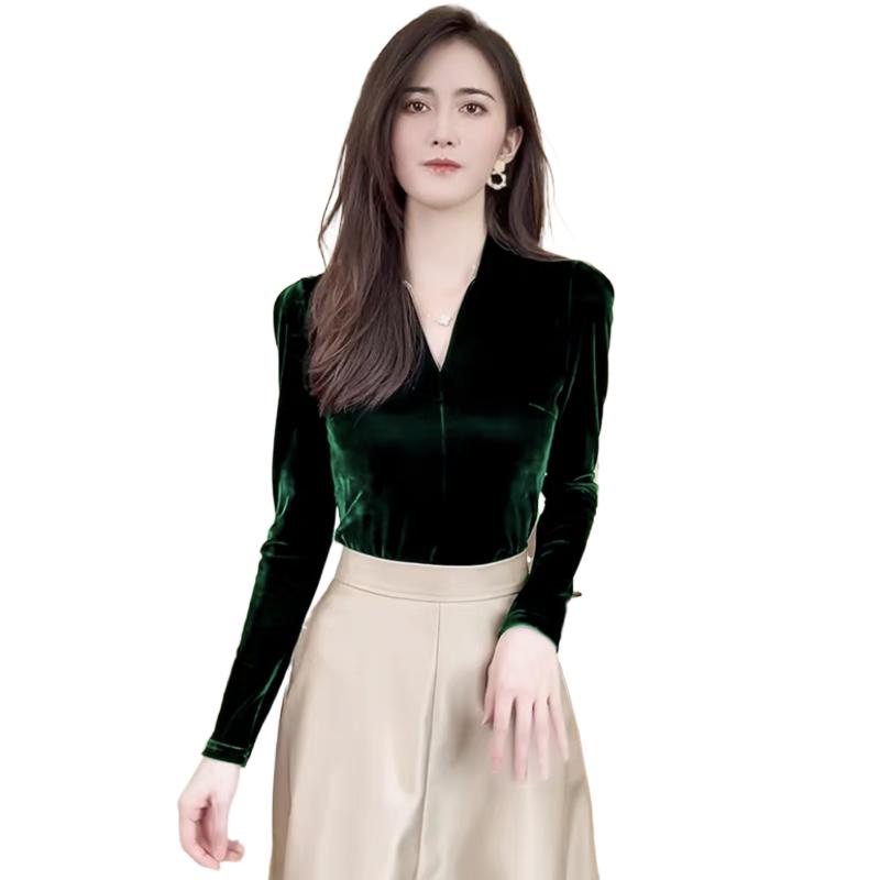 Fashion elegant V-neck long sl - đánh giá và giá Vintage Fashion Streetwear