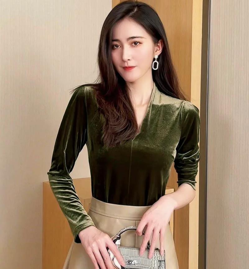 Fashion elegant V-neck long sl - đánh giá và giá Vintage Fashion Streetwear