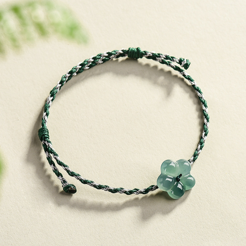 Burmese Jadeite Flower Bracele - đánh giá và giá Vintage Fashion Women