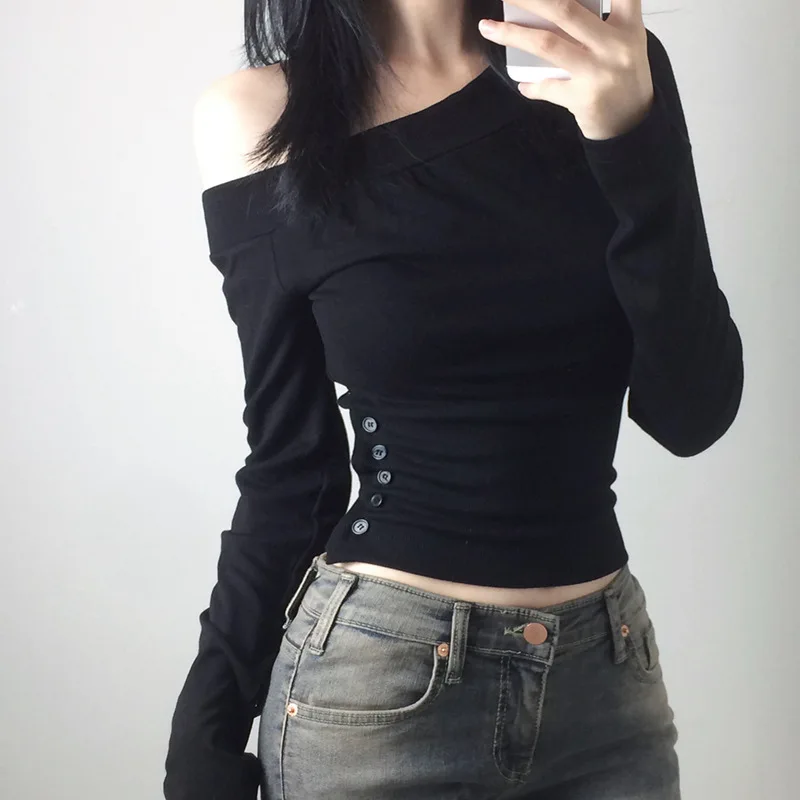 Y2K Vintage Pleated Button T-S - đánh giá và giá Vintage Fashion Streetwear