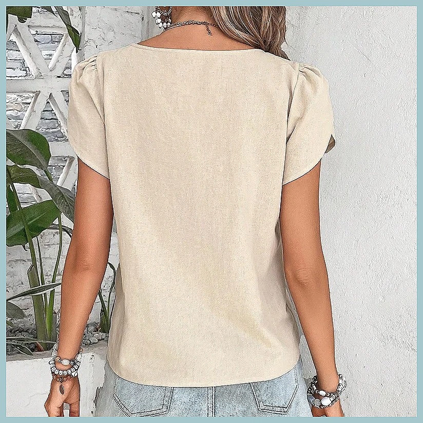 2024 Summer Vintage Solid Colo - đánh giá và giá Vintage Fashion Women