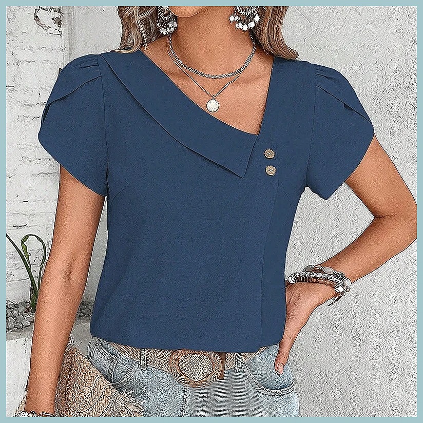 2024 Summer Vintage Solid Colo - đánh giá và giá Vintage Fashion Women