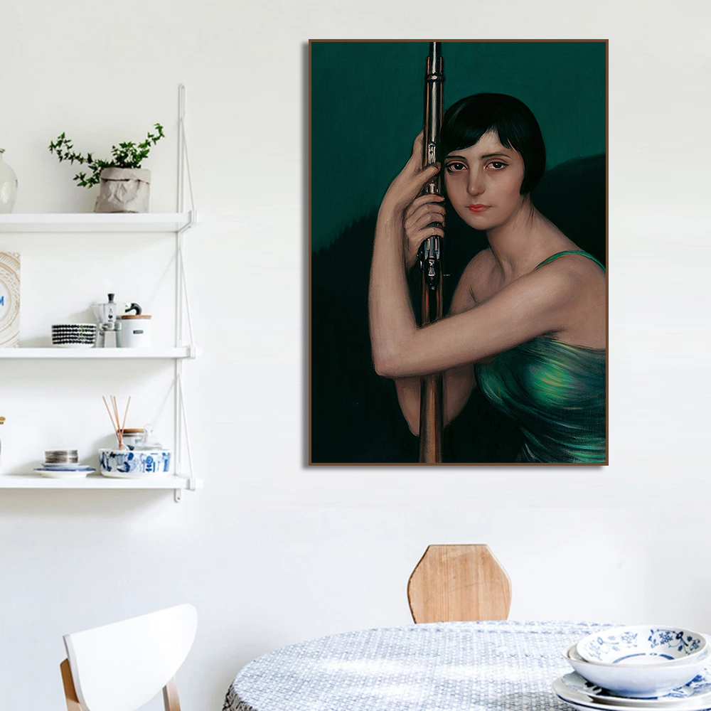1pc frameless Canvas Painting  - đánh giá và giá Vintage Vogue Fashion Poster
