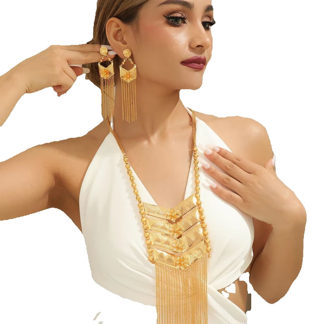 New Dubai 24K Gold Plated Allo - đánh giá và giá Vintage Fashion Guild